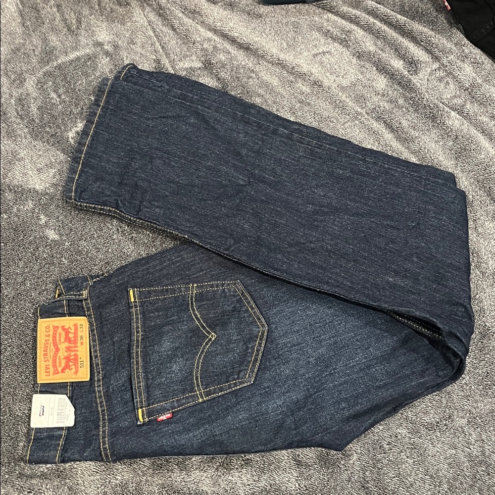 Levi's Dark Blue Denim Jeans